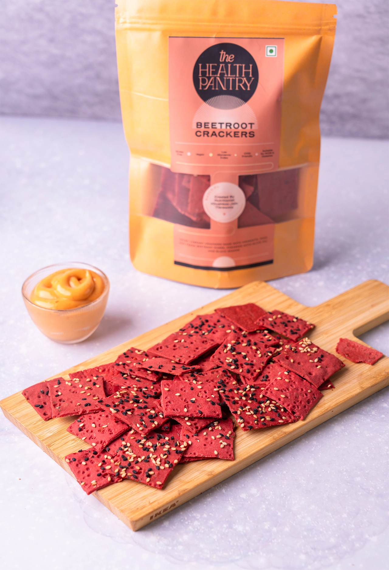 Beetroot Crackers
